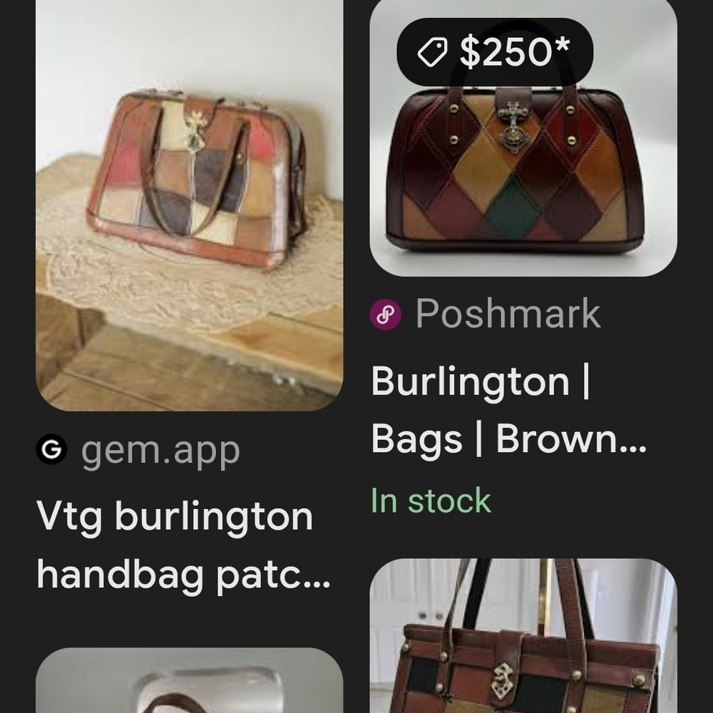 Patchwork Leather Handbag - image 4